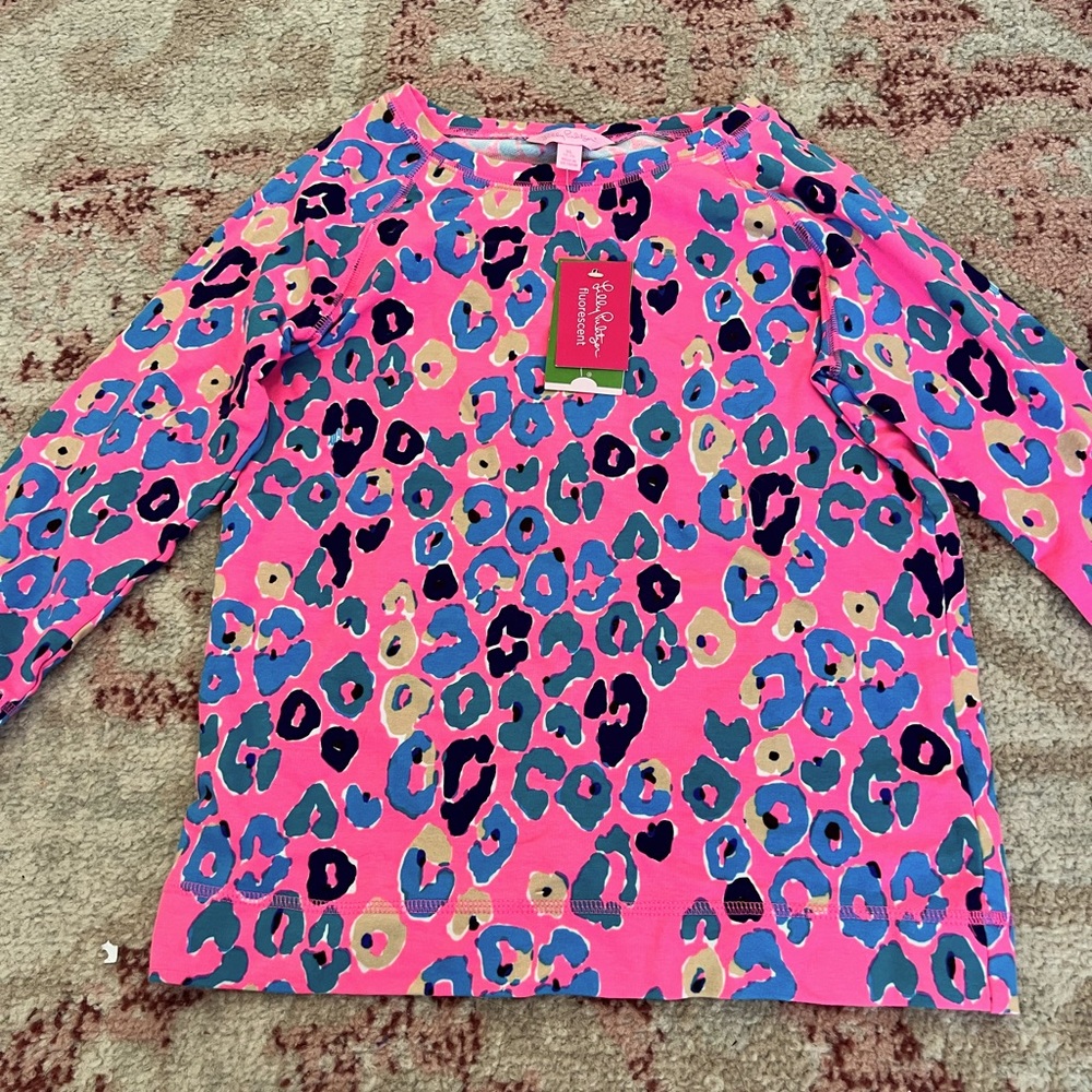 Pink Girls Lilly Pulitzer Shirt, Size XL